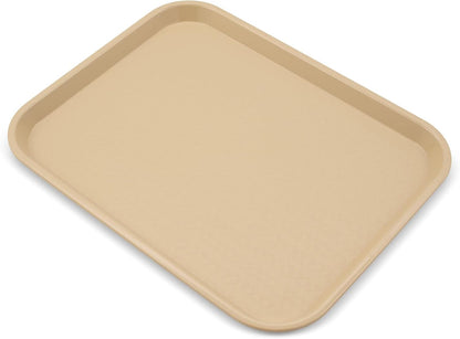 Carlisle FoodService Products Café Cafeteria Tray, Fast Food Tray for Restaurant or Commercial Use, 14" x 18", 1 Count, Black