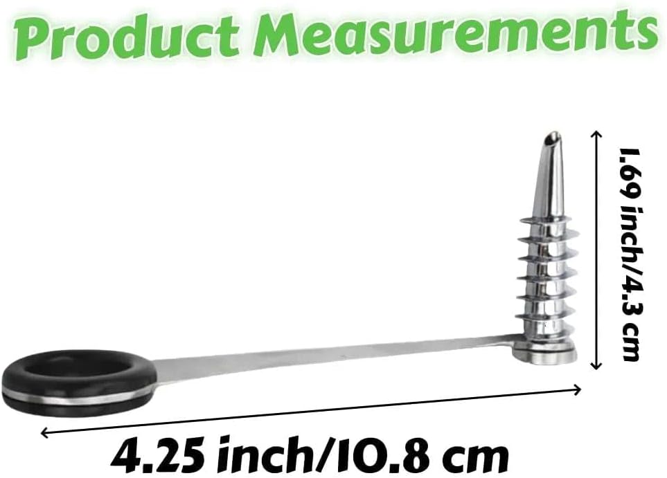 Stainless Steel Spiral Cutter, Manual Veggie Spiralizer Kitchen Tool