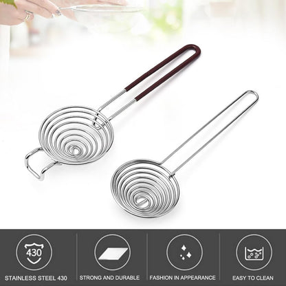 Egg Separator, Stainless Steel Egg Yolk & White Separator with Long Handle