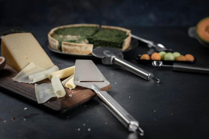 Kuhn Rikon Essential Cheese Slicer – Stainless Steel Blade for Hard & Semi-Hard Cheeses – Charcuterie & Cheese Board Prep Tool