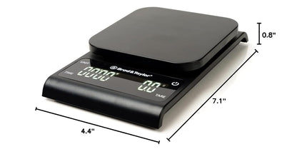 Brod & Taylor Precision Kitchen & Coffee Scale with Timer | (0.1g Precision)