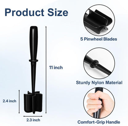 Meat Chopper, 5 Blades Heat Resistant Meat Masher for Ground Beef