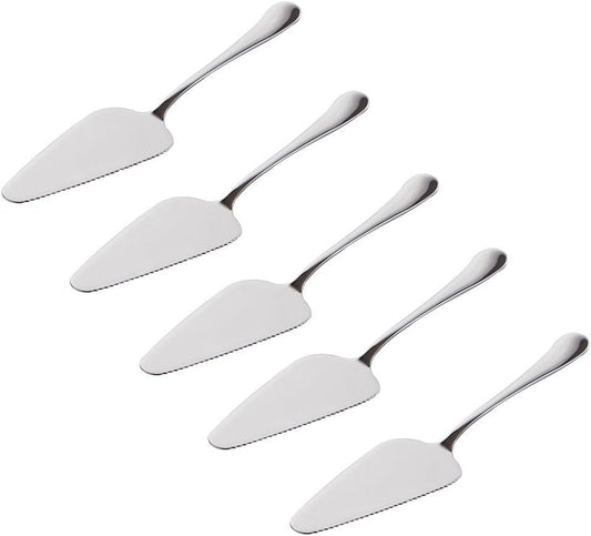 YTYKINOY Pack of 5 Stainless Steel Pie Pizza Cake Pastry Server 8.9inch Pie Pizza Cake Dessert Shovel Cutter
