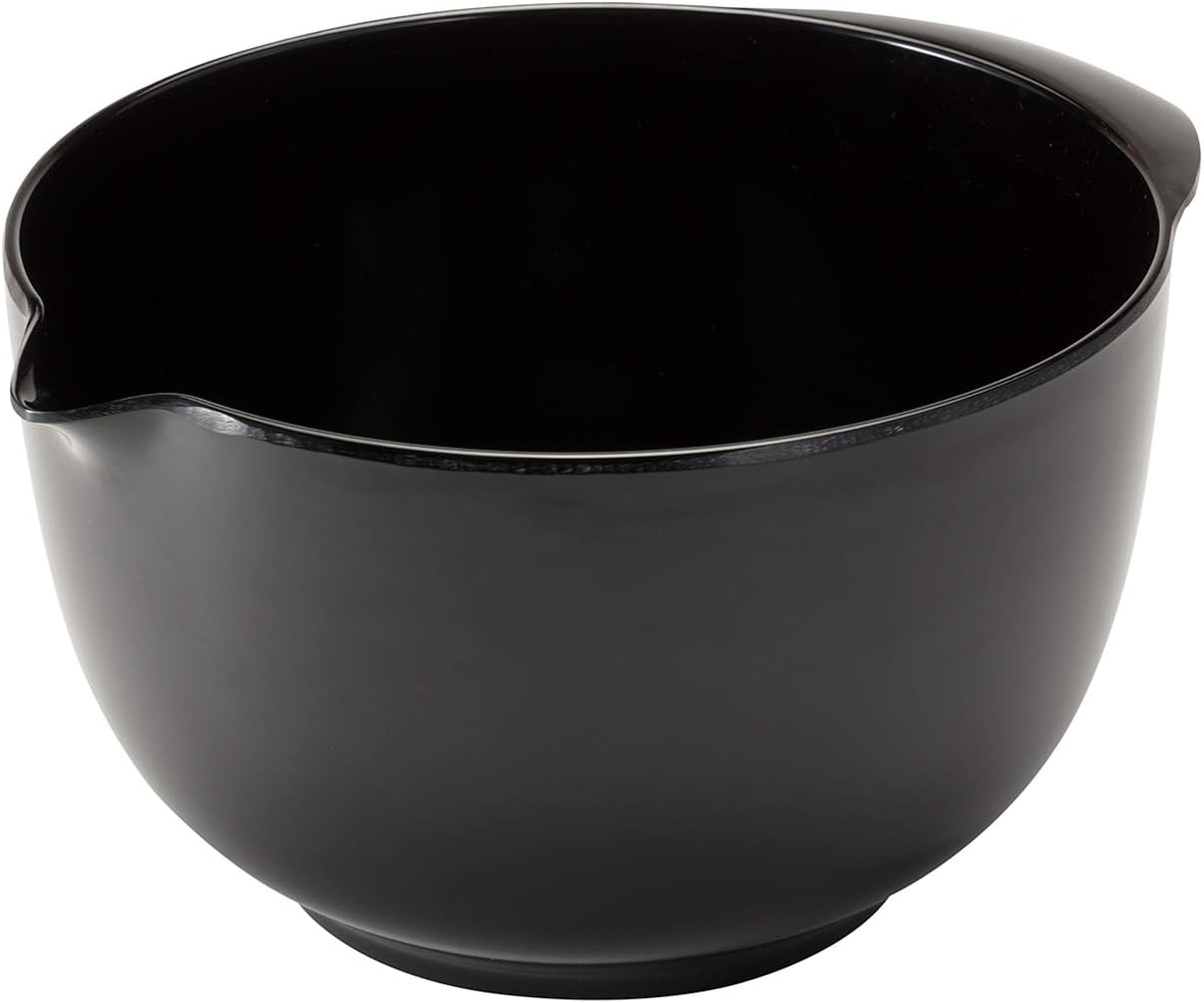 Hutzler Classic 2 Liter Melamine Mixing Bowl, Gray