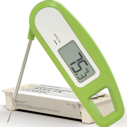 Lavatools Javelin® Ultra-Fast 3-Second Digital Instant Read Meat Thermometer for Grill and Cooking, 2.75" Probe, Compact Foldable Design, Large Display, IP65 Water Resistant, NSF Certified – Sesame
