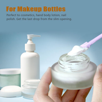 Silicone Spatula Set 6Pcs, Mini Jar Scraper for Makeup & Food