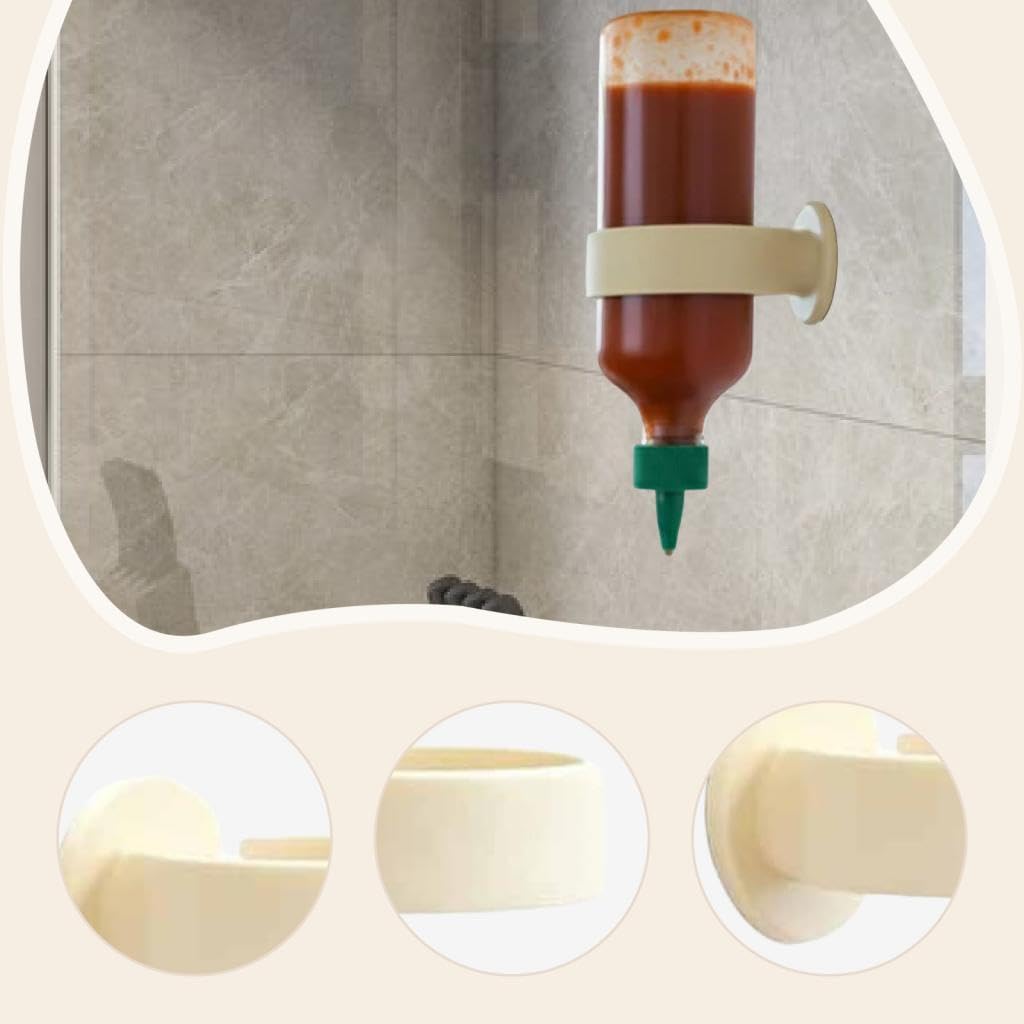 Silicone Bottle Holder Sauce Stand Organization Multifunctional Upside Down Condiment Bottle Holder for Syrup Salad Dressing