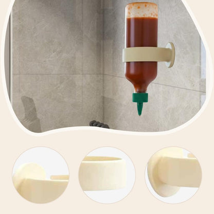 Silicone Bottle Holder Sauce Stand Organization Multifunctional Upside Down Condiment Bottle Holder for Syrup Salad Dressing