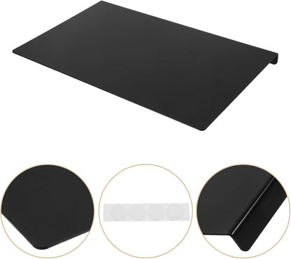 TOYANDONA Non-slip Acrylic Cutting Board 43x28cm Black 3mm Kitchen Chopping Mat for Fruits, Vegetables, and Meat Food Preparation