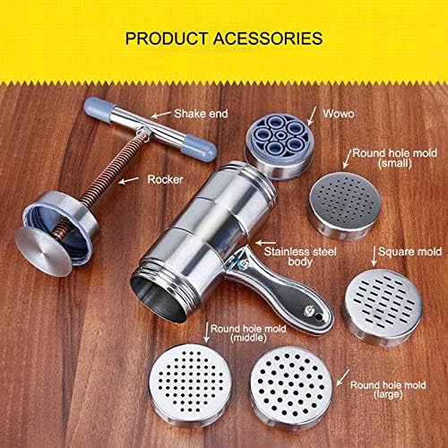 Stainless Steel Manual Pasta Maker Noodle Press Machine
