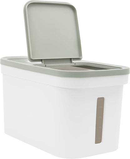 10kg/22Lbs Capacity Large Rice Container Flour Rice Dispenser Airtight Bulk Food Storage Bin with a Measuring Cup Large Storage Container for Food Grain Cereal Soybean Corn