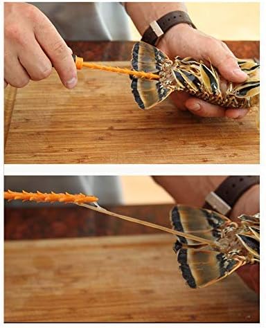 D Vein Lobster Deveiner - Simple to Use Lobster Cleaner Tool - Perfect for Divers and Lobster Lovers to Use with Lobster Crackers, Lobster Picks and Lobster Kits - Green