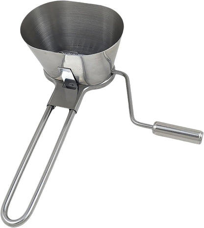 Fenteer Parsley Chopper, Parsley Shredder, Kitchen Handheld Coriander Onion Chopper, Lightweight Herbs Spices Grater, Stainless Steel Roller Mincer for Veggies/Garlic/Peppers/Ginger/Fruits/Nuts