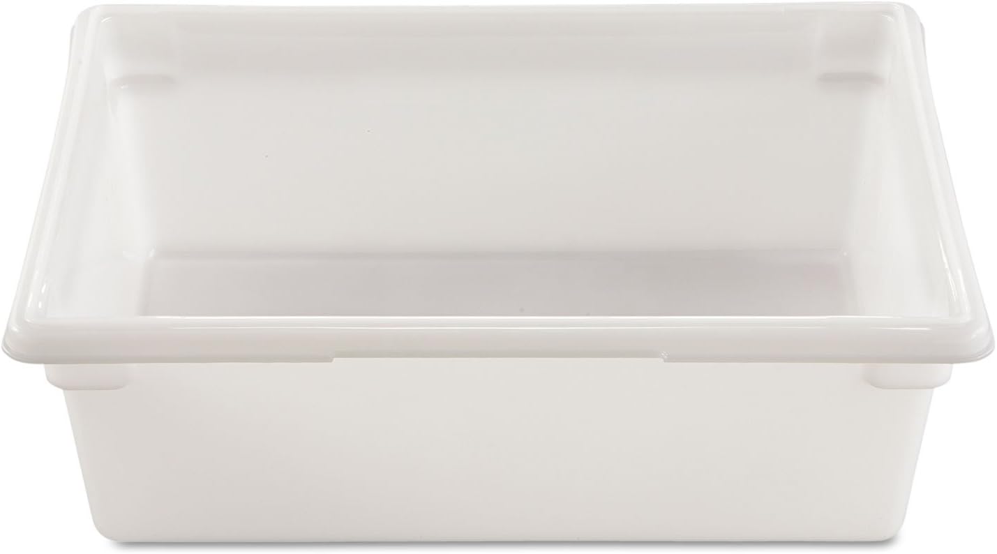 Rubbermaid Commercial Products Polycarbonate Food Storage Box/Tote, 2 Gallon, Clear, for Restaurant/Kitchen/Cafeteria