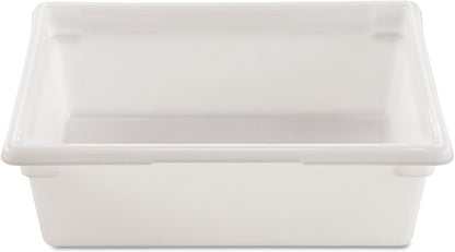 Rubbermaid Commercial Products Polycarbonate Food Storage Box/Tote, 2 Gallon, Clear, for Restaurant/Kitchen/Cafeteria