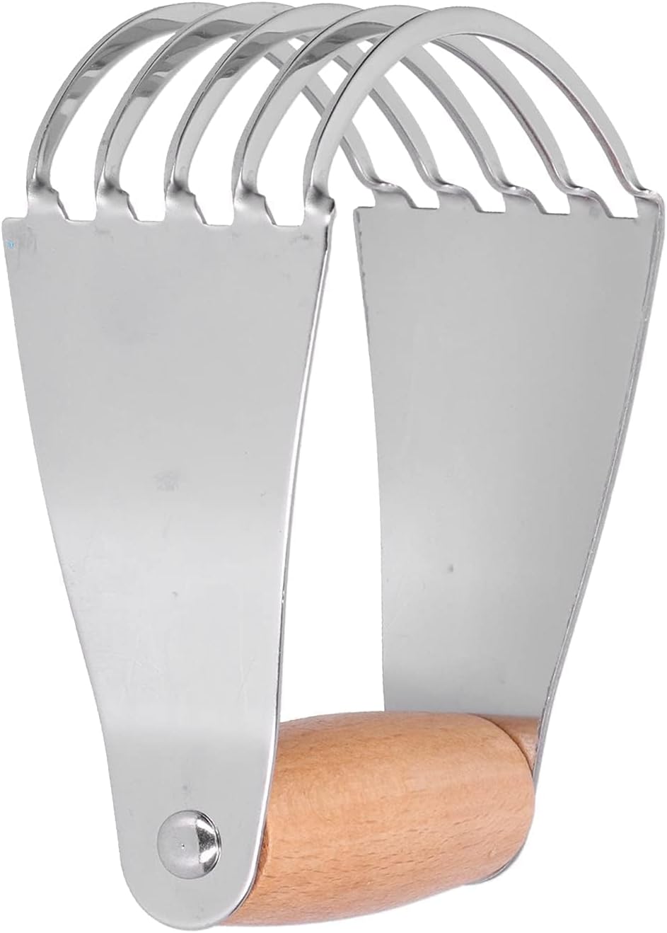 Pastry Blender 5-Blade Stainless Steel, Soft Grip Handle
