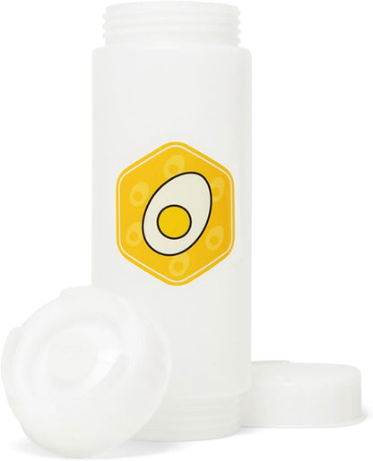 No‑Drip FIFO BBQ Sauce Squeeze Bottle – 18oz BPA-Free Refillable Dispenser with White Twist Cap for Mess-Free Pouring – Ideal for Barbecue, Glazes, Honey Mustard, Marinades, Teriyaki