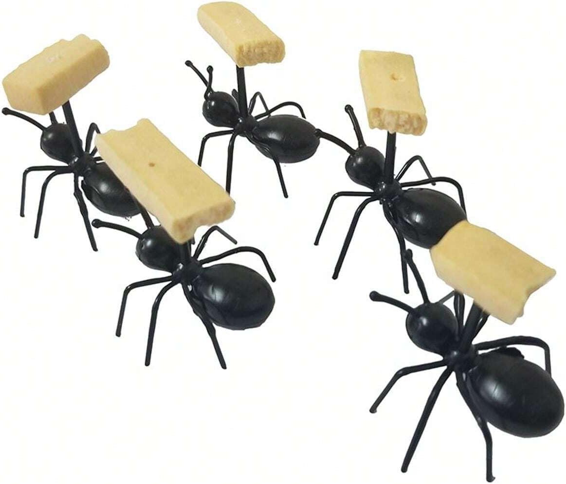 36pcs Party Ants & Hardworking Ants Series Fruit Picks for Kids Lunch Bento Box, Party Fruit Platter, Bar Cocktail Decor (24 pcs)