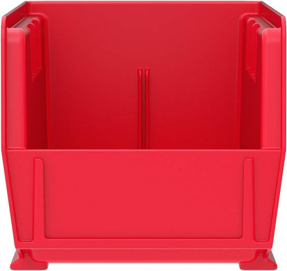Akro-Mils 30230 AkroBins Plastic Storage Bins, Space-Saving Stackable Bins for Garage, Pantry, Craft Organization, 10.5 "L x 5.5 "W x 5"H, Blue, 12-Pack