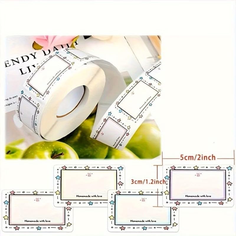 100-Pack Removable Freezer Labels, Waterproof Food Storage Stickers for Date & Contents Marking - Colors A