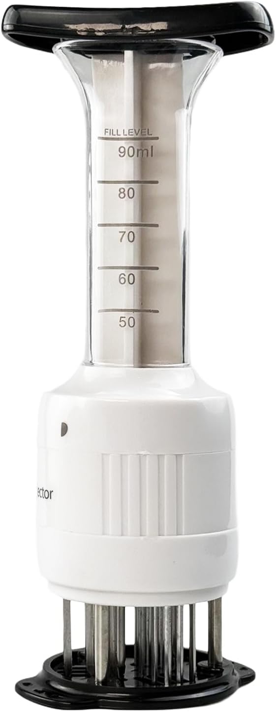 Meat Tenderizer Injector 90ml Stainless Steel Sauces Enhancer Injector