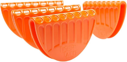 Tiger Taco Box Clips Make Packing and Unpacking Boxes Easier (Set of 4 Tiger Tacos, ABS Plastic)