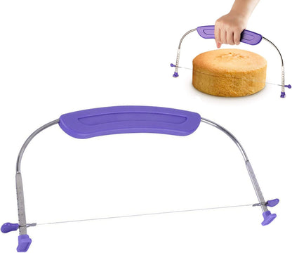 Professional 10-Inch Stainless Steel Cake Leveler & Slicer Baking Tool