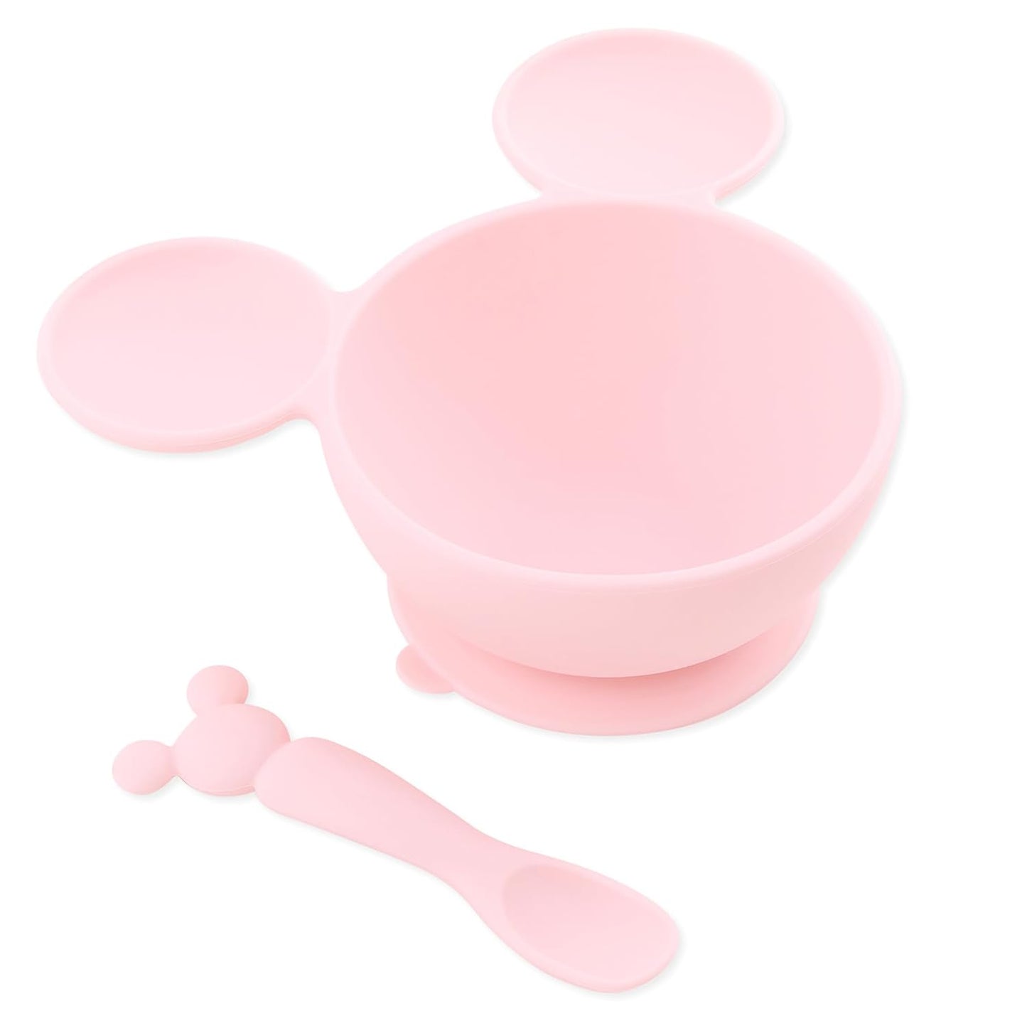 Bumkins Baby Bowl, Silicone Feeding Set with Suction for Baby and Toddler, Includes Spoon and Lid, First Feeding Set, Training Essentials for Baby Led Weaning for Babies 4 Months Up, Sage