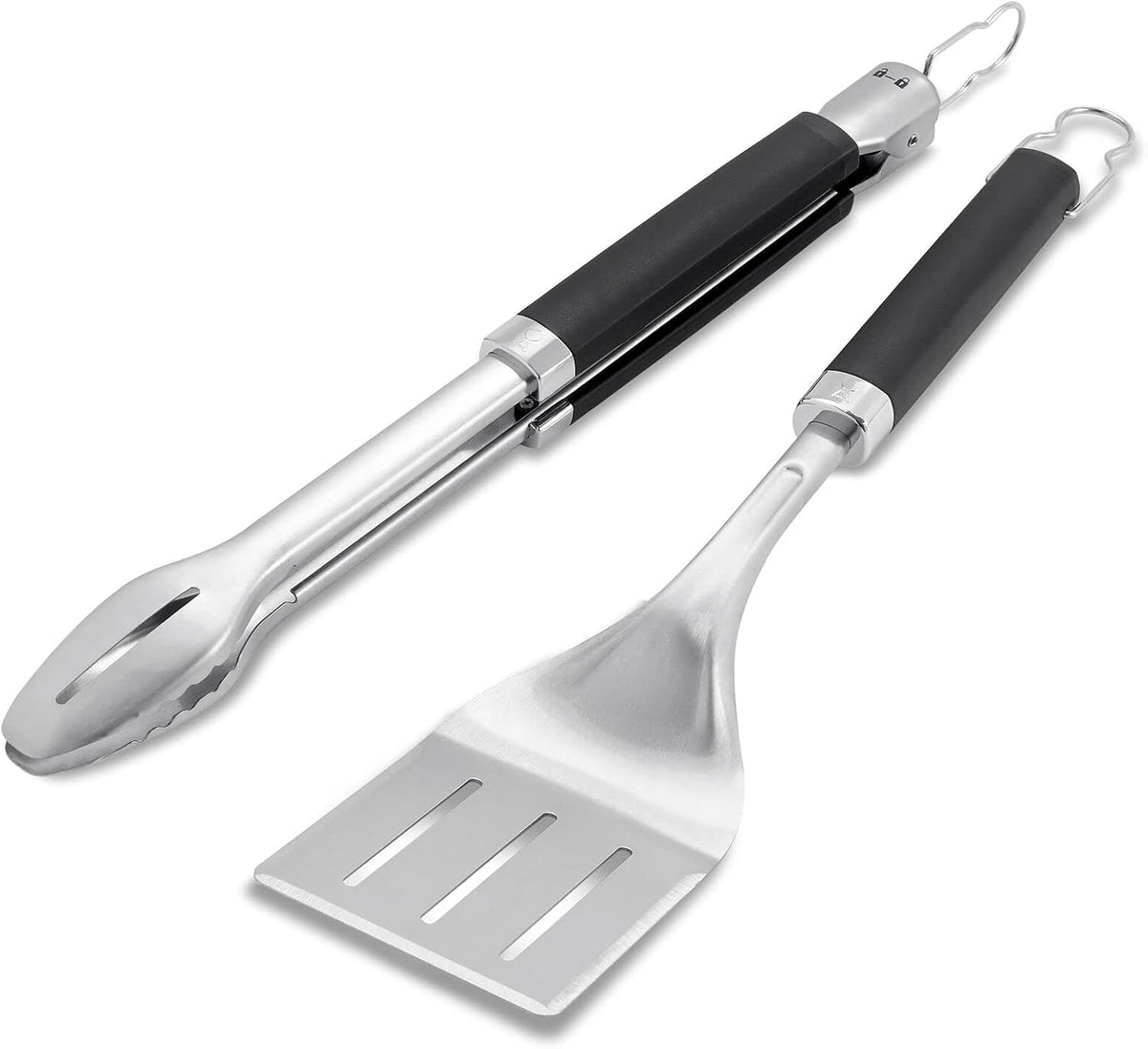 Weber® Precision Tongs & Spatula Grilling Tool Set, Stainless Steel