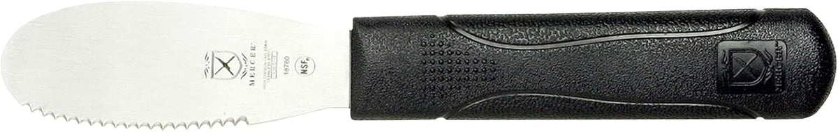 Mercer Culinary Millennia Bench Scraper, 5 7/8 Inch X 3 1/2 Inch Blade, Black Handle