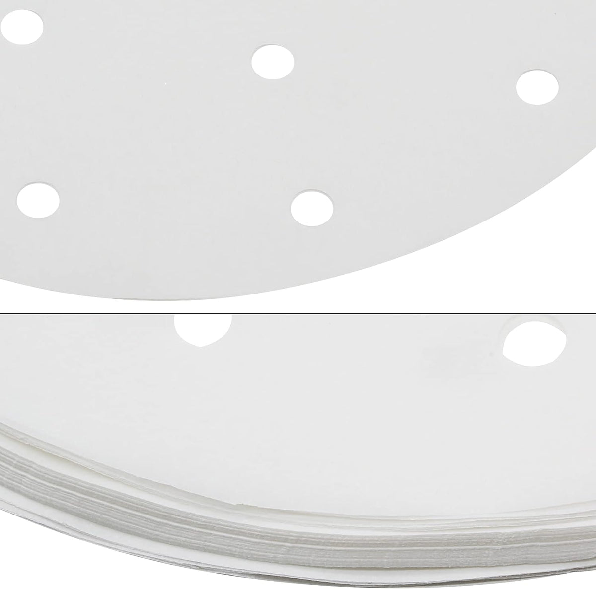 Dumpling Paper Bamboo Steamer Liners, 7 Inch, 100 Pcs