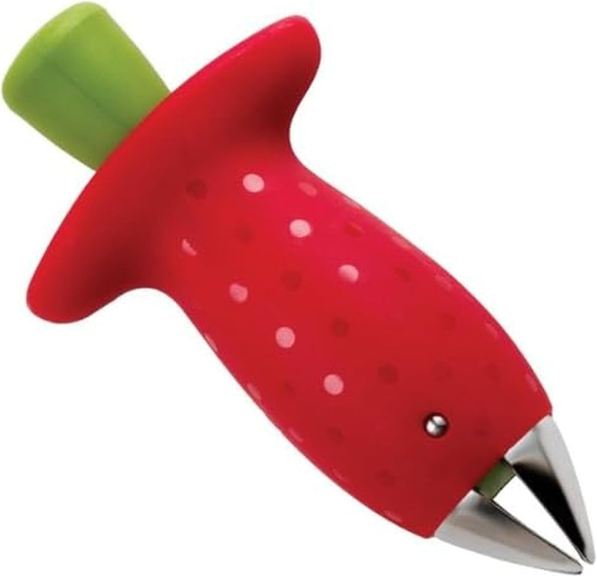 Chef'n Original Stem Gem Strawberry Huller, Red/Green - 102-138-005