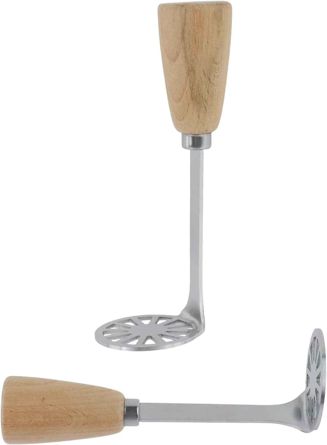5.9" Mini Potato Masher,Avocado Masher with Wood Non Slip Handle