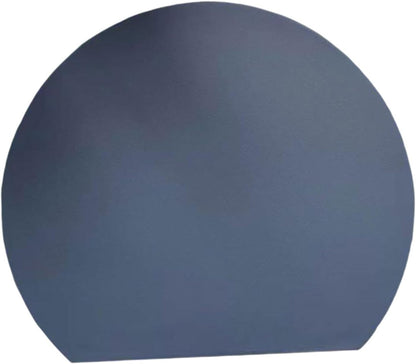 Cutting Mat, Non-Slip, Scratch-Resistant, D-Shaped, Flexible, Made of TPU, for The Kitchen, Black L