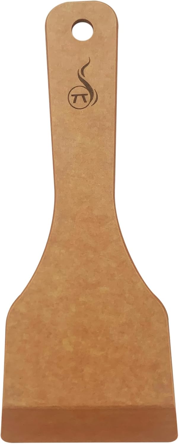 Outset Verde Wooden Grill Scraper, Small Grate Cleaner, No Grooves