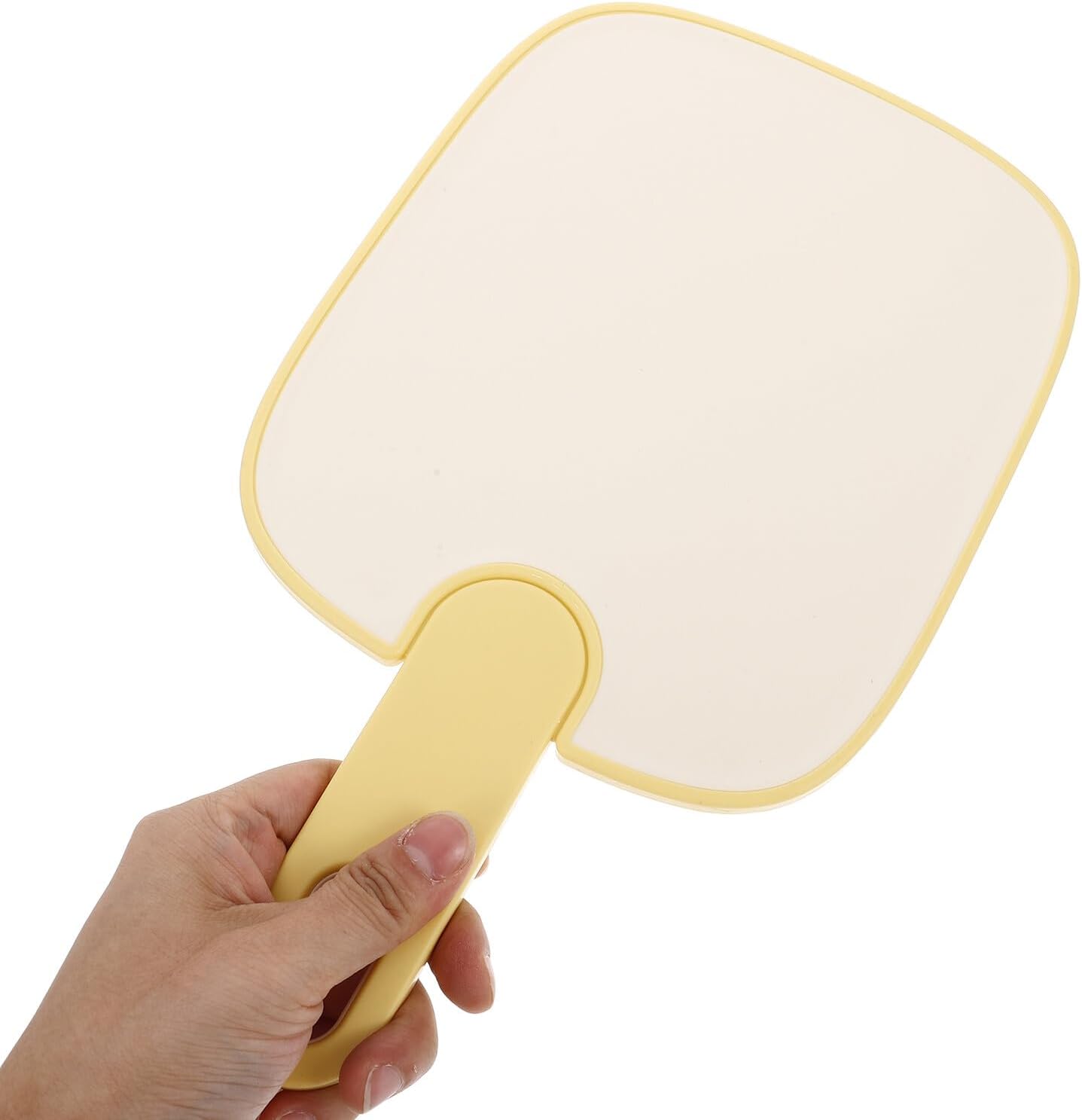 Balacoo Reusable Plastic Cutting Board Mat for Kitchen Use, Non-slip Food Grade Chopping Board for Fruits, Vegetables Meat, Small Size in Cream Yellow, Suitable for Home and Food