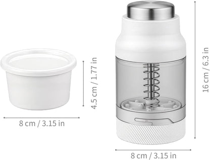 Mini Shaved Ice Machine Snow Cone Machine - Portable Handheld Small Crusher with Free Cube Trays