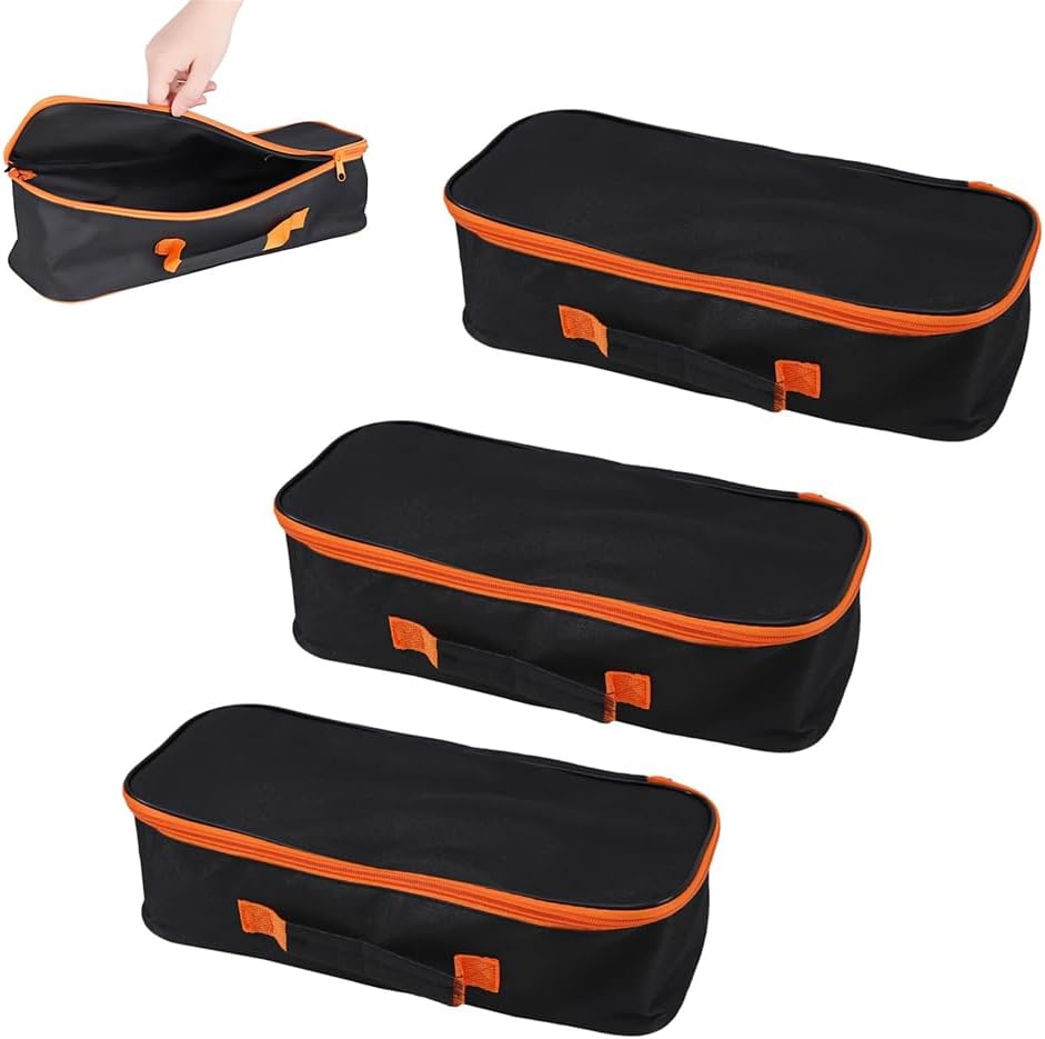 Open Top Tool Tote,Wide Mouth Open Power & Hand Tools Bags Organizer for Men Women (16 Inch)