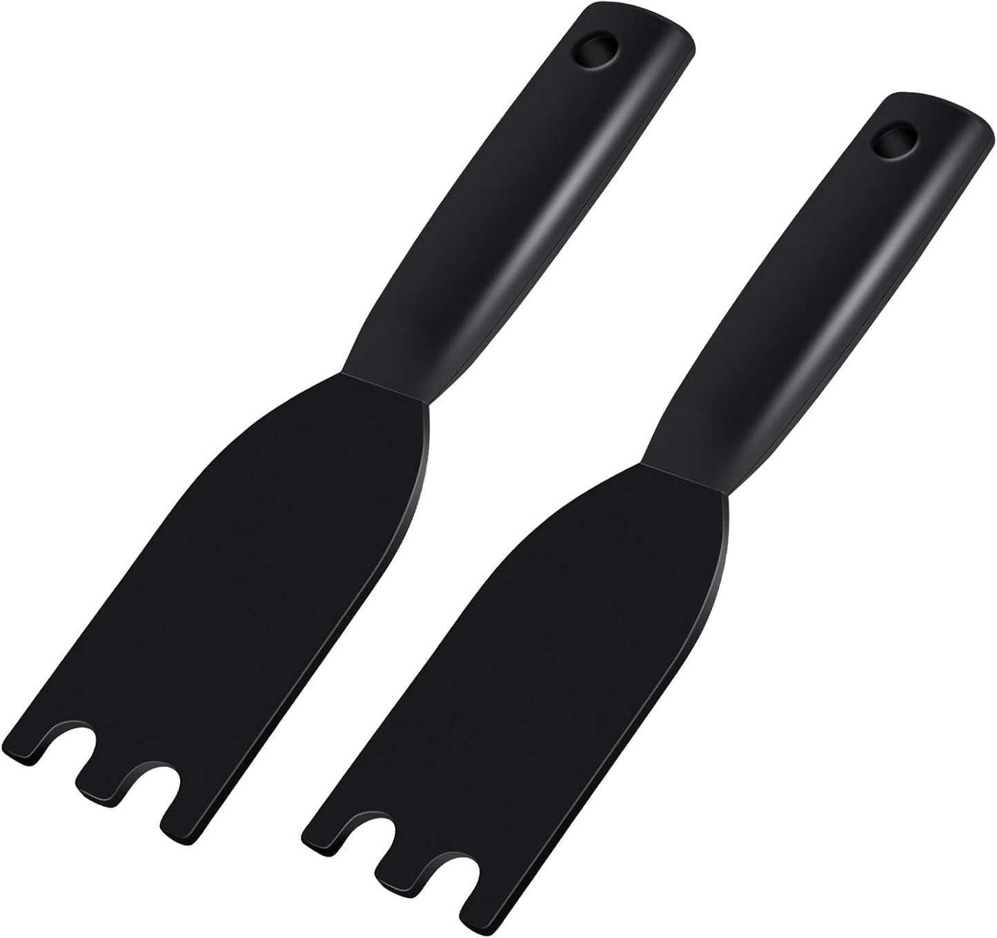 Heat-Resistant Nylon Grill Scraper - Designed for George Foreman Indoor Grills with Grooves, Easy Cleaning Tool with Comfortable Grip (2PCS)