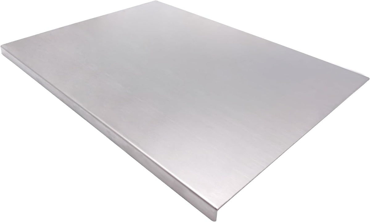 BILLAMB Stainless Steel Cutting Boards for The Kitchen, Suitable for Meat, Fruits, Vegetables, Bread, and Baking Large-sized Cutting Boards (90 x 58cm/35.5 x 22.8 in)