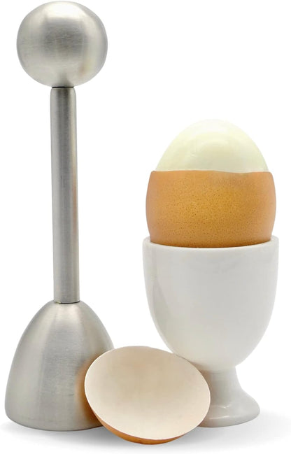 Stainless Steel Egg Topper & Perfect Egg Shell Opener for Soft Boiled Eggs