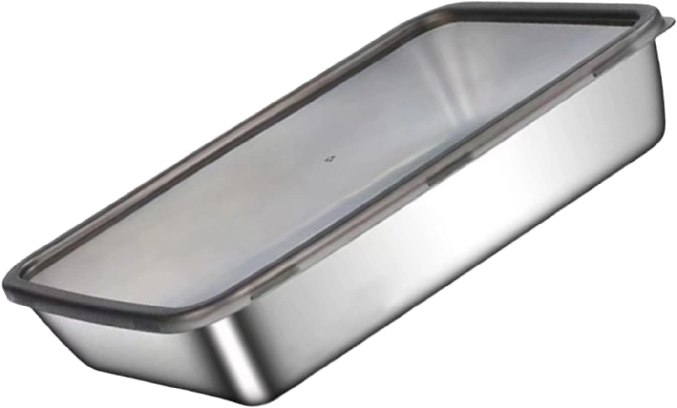 Food Prep BBQ Tray Grills Serving Platter for All Your Grilled Barbecue Grilling for Cooked and Raws Meat Grilling and Serve Trays