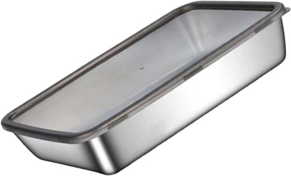 Food Prep BBQ Tray Grills Serving Platter for All Your Grilled Barbecue Grilling for Cooked and Raws Meat Grilling and Serve Trays