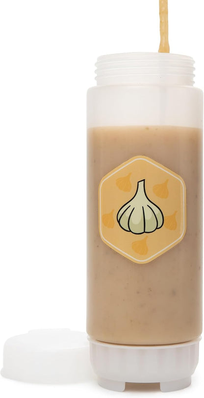 No‑Drip FIFO BBQ Sauce Squeeze Bottle – 18oz BPA-Free Refillable Dispenser with White Twist Cap for Mess-Free Pouring – Ideal for Barbecue, Glazes, Honey Mustard, Marinades, Teriyaki