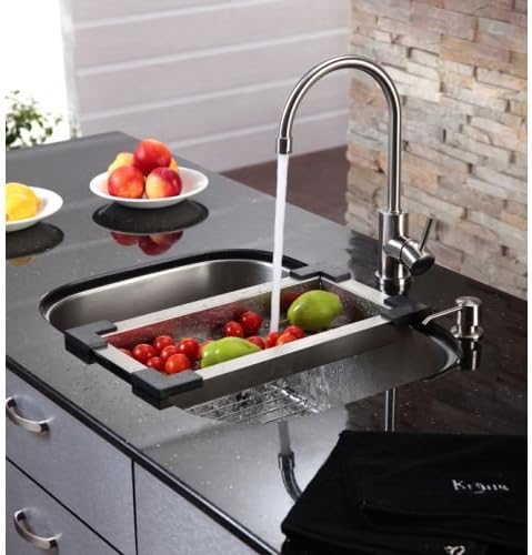 Kraus Stainless Steel 16.75 in Workstation Kitchen Sink Colander CS-6