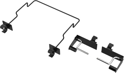 Organizer Kit for Weber Grills - Condiment Caddy, Garbage Bag Holder for Weber Slate Griddle and Spirit Series(2025 Models) Grills, 3400105 Grill Accessories for Works Side Rail, Barbecue Utensils