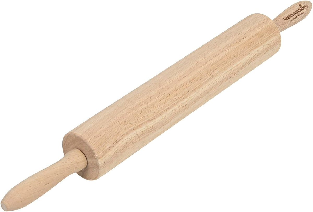 Restaurantware 12 in Wood Beech Asian Dowel Rolling Pin