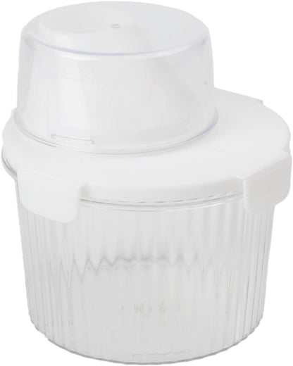 Food Cereal Storage Container With Pour Spout And Measuring Cup, Airtight Plastic Rice Dispenser For Pantry, Grains(Small+Medium+Large)