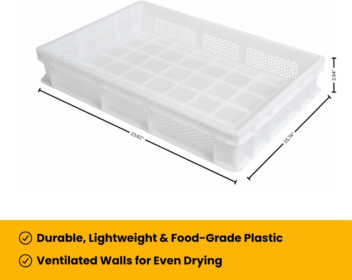 L'Oro Del Sud Perforated Drying Tray for Fresh Pasta, 5 Pack