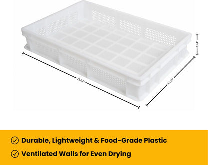 L'Oro Del Sud Perforated Drying Tray for Fresh Pasta, 5 Pack